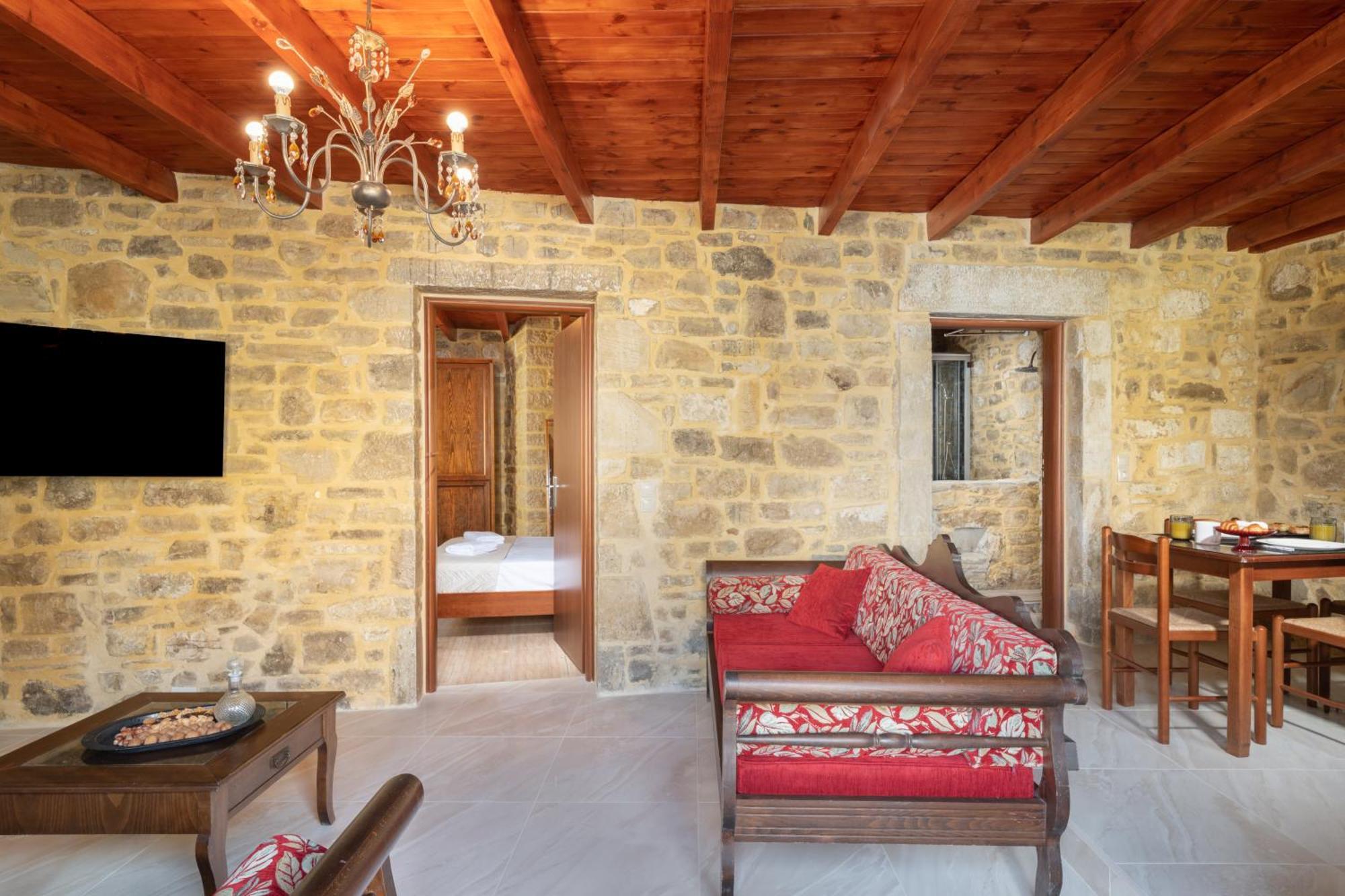 Draganigo Luxury Stone Houses 40 Min From Matala Ano Moulia 객실 사진